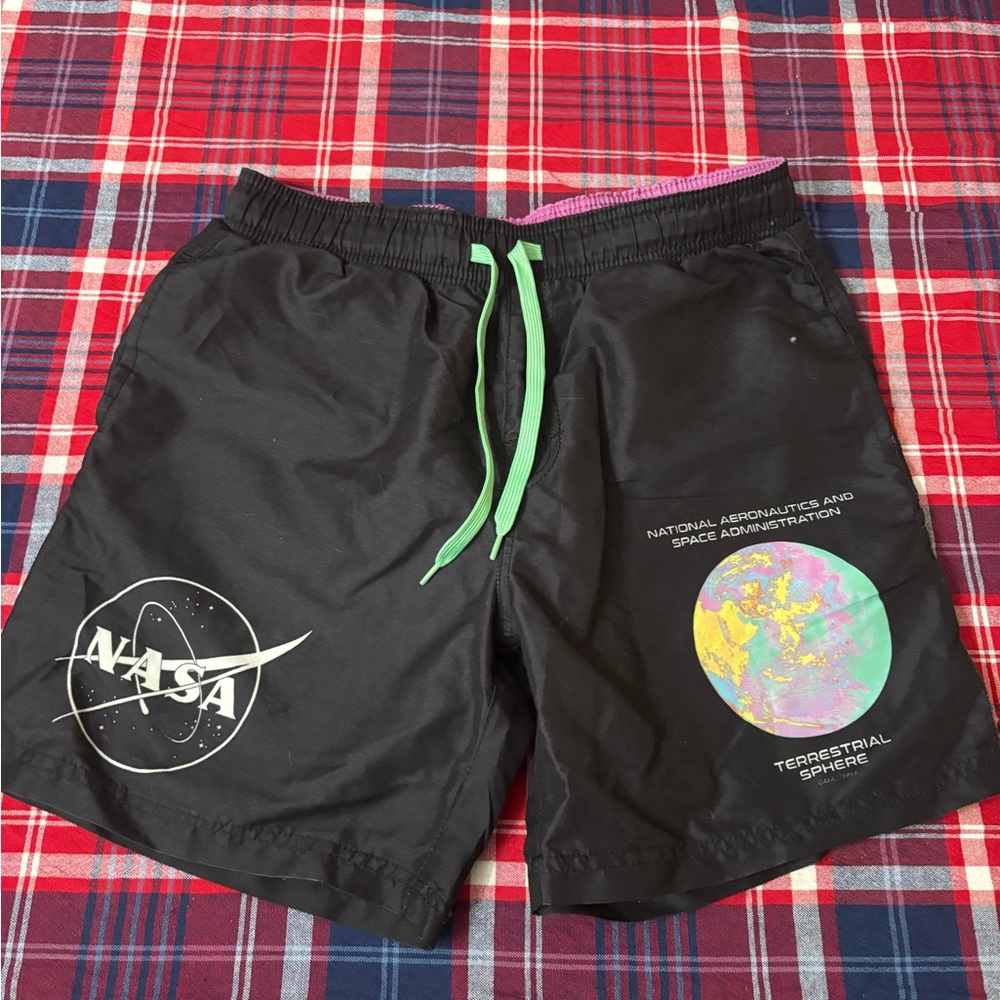 Black Athletic Men's Shorts